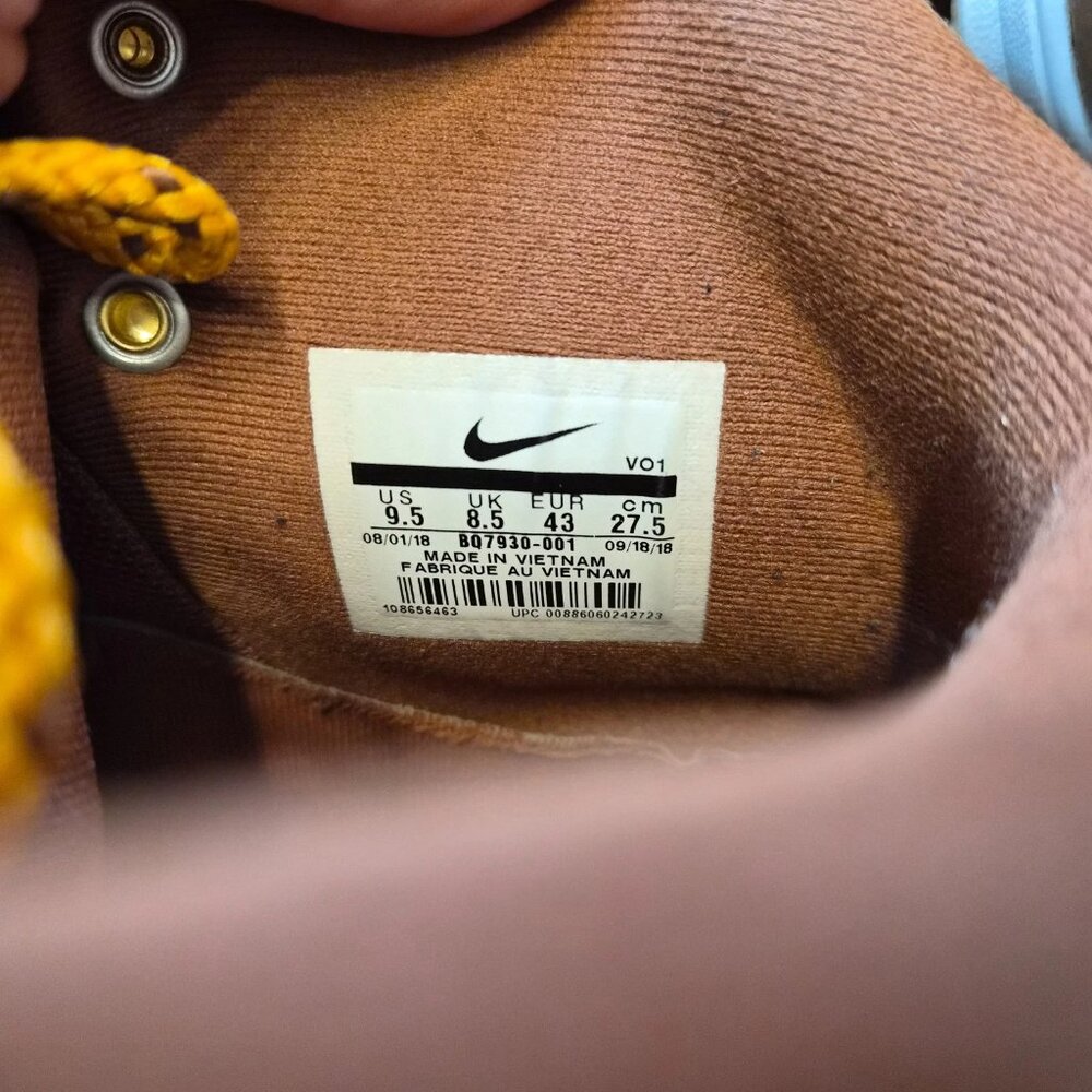 Nike Lunar Force 1 LF1 Duckboot Tan Black Size 9.5 BQ7930-001 - Picture 10 of 10